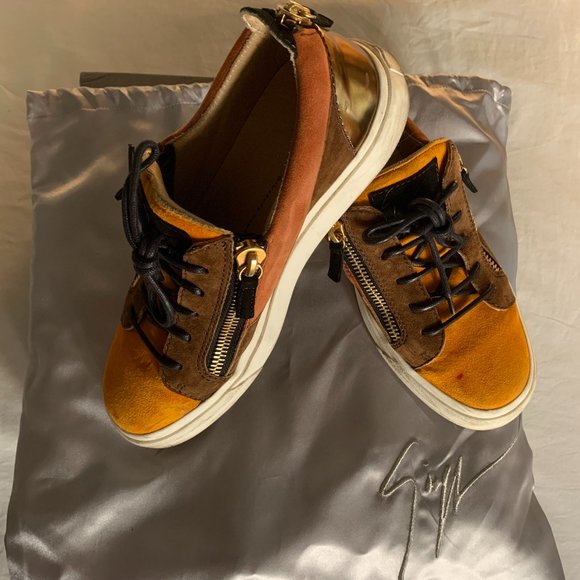 Giuseppe Zanotti Gold Sneakers - Picture 5 of 5